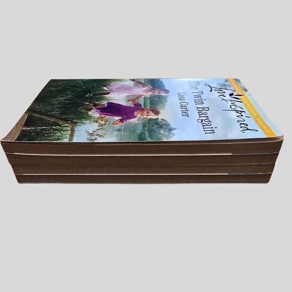 Love Inspired Romance Lot Twin Bargain + Holiday Secret Christian Set - Picture 5 of 10